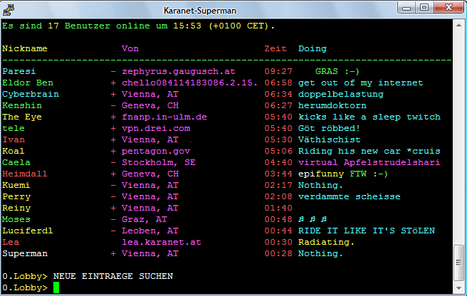 Online-Liste